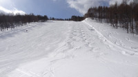 2/23高畑スキー場　レッドコースのコブライン