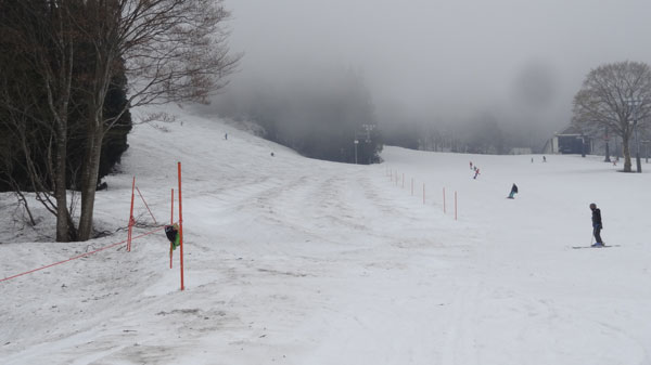 20170422_神立高原スキー場レグルスコース下ポルックスコースのコブ（下から見たとこ）