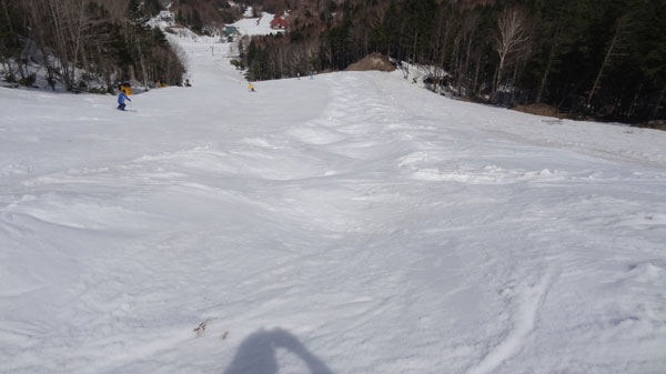 20170504_丸沼高原スキー場ゴールドコース上部のコブ