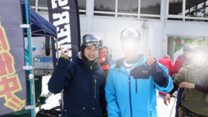 20180408_神立高原スキー場POWER’S 小山店ニューモデル試乗会岩本憧子選手と記念写真2