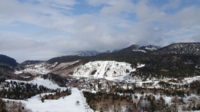 20200328_志賀高原熊の湯スキー場　第２ペアリフト降り場からの眺め