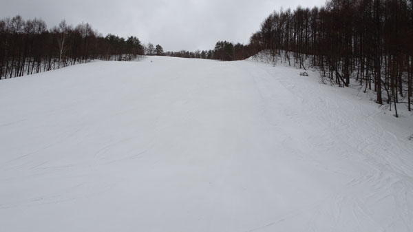 20210313_会津高原高畑スキー場　昼前のレッドコース