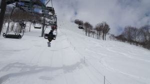 20210410_奥只見丸山スキー場　第二リフトからかもしかＥコース
