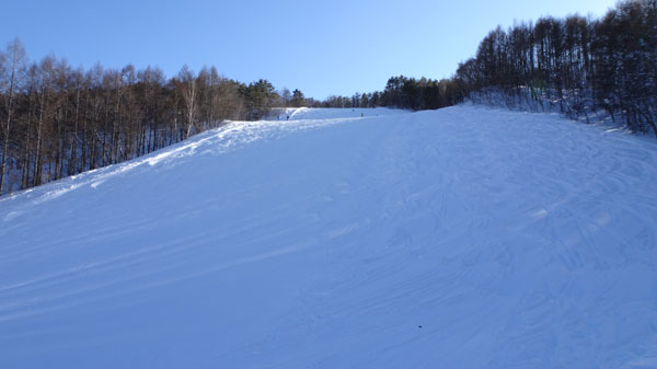 20220102_北日光高畑スキー場　14時過ぎのレッドコースのコブ