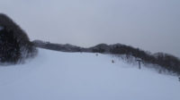 20220109_北日光・高畑スキー場　朝一番の猪谷ゲレンデ