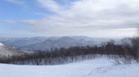 20220110_北日光・高畑スキー場　オレンジコース山頂からの眺め
