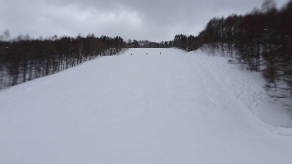 20220115_北日光・高畑スキー場　午後のレッドコースのコブ