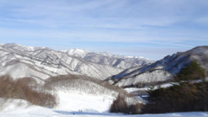 20220123_北日光・高畑スキー場　レッドコース上部からの景色