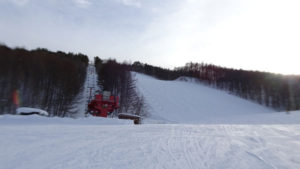 20220123_北日光・高畑スキー場　15時過ぎのレッドコース