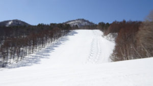 20220402_北日光・高畑スキー場レッドコースのコブ