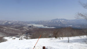 20220410_星野リゾート猫魔スキー場エキサイト山頂からの景色