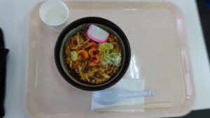 20221224_北日光・高畑スキー場　海鮮かき揚げそば(900円)