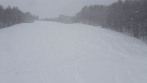 20221224_北日光・高畑スキー場　午後のレッドコース