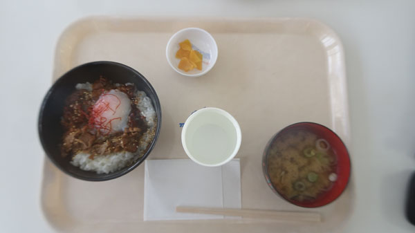 20230108_北日光・高畑スキー場　牛カルビ丼(1000円)