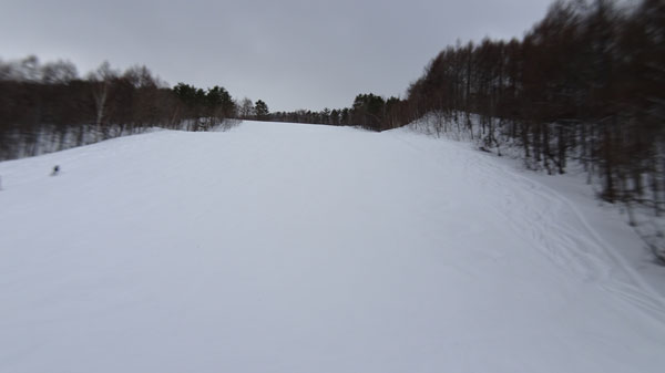 20230122_北日光・高畑スキー場　昼前のレッドコース