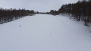 20230225_北日光・高畑スキー場　午後一番のレッドコース