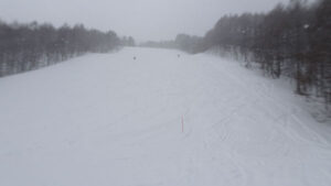 20230226_北日光・高畑スキー場　午後一番のレッドコース