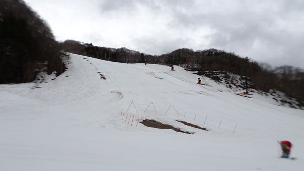 20230326_北日光・高畑スキー場　朝一番の猪谷ゲレンデ