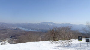 20230402_星野リゾート　猫魔スキー場　エキサイト山頂からの景色1