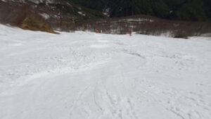 20230503_奥只見丸山スキー場　カモシカＢコース上部