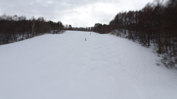 20240120_北日光・高畑スキー場　昼前のレッドコース